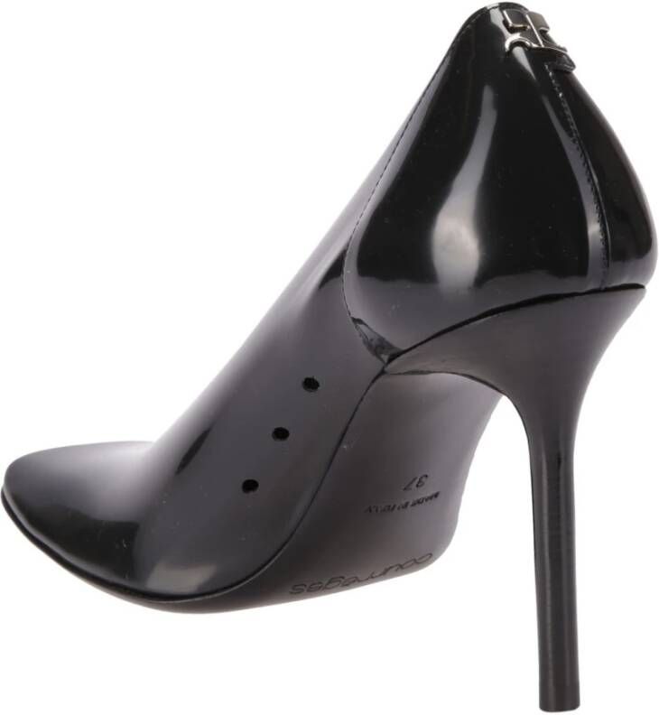 Courrèges Nude Translucent Stiletto Pumps Black Dames
