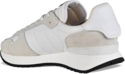 Courrèges Sneakers met twee materialen in wit en beige White Heren