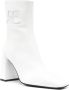 Courrèges Witte Enkellaarsjes met Hak White Dames - Thumbnail 2