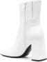 Courrèges Witte Enkellaarsjes met Hak White Dames - Thumbnail 3