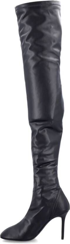 Courrèges Zwarte gesloten teen stilettohak laarzen Black Dames