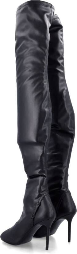 Courrèges Zwarte gesloten teen stilettohak laarzen Black Dames