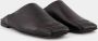 Courrèges Slippers & Mules Heritage Shadow Mules Leather Black in zwart - Thumbnail 3