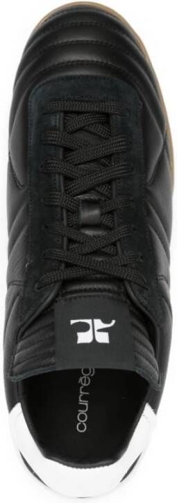 Courrèges Zwarte Matelassé Sneakers Black Heren