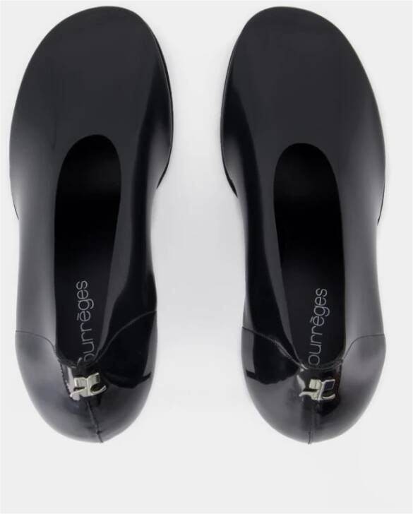 Courrèges Zwarte PVC Stiletto Pumps Black Dames