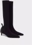 Courrèges Zwarte Scuba Vinyl Enkellaarzen Black Dames - Thumbnail 3