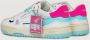 Crime London Rosa Leder Sneaker Lente Zomer Collectie Multicolor Dames - Thumbnail 9