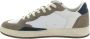 Crime London Chelsea Suède Sneakers met Contrasterende Details Beige Heren - Thumbnail 7