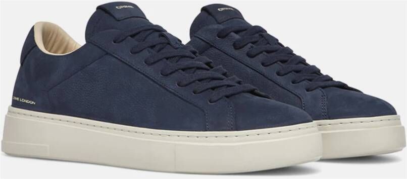 Crime London Blauwe Sneakers met Italiaans vakmanschap Blauw Heren