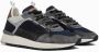 Crime London Blauwe Suède Sneakers Premium Kwaliteit Multicolor Heren - Thumbnail 2
