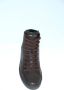 Crime London Bruine leren sneaker met geometrisch ontwerp - Thumbnail 2