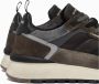 Crime London Bruine Sneakers met Zwarte Details Brown Heren - Thumbnail 6