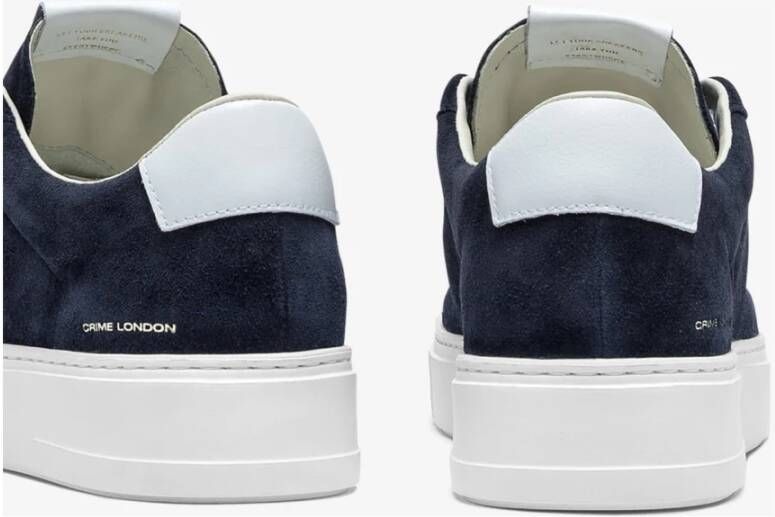 Crime London Casual Sneakers Blue Heren