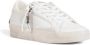Crime London Lage leren sneakers met uitneembare binnenzool White Dames - Thumbnail 2
