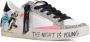 Crime London Textiel Accenten Leren Sneaker Dames Collectie White Dames - Thumbnail 4