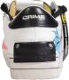 Crime London Textiel Accenten Leren Sneaker Dames Collectie White Dames - Thumbnail 5