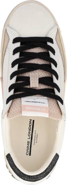 Crime London Distressed Casual Sneakers