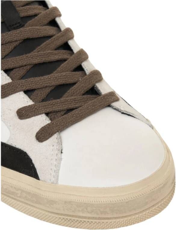 Crime London Distressed Leren Sneakers Aw25