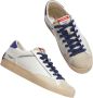 Crime London Gedistresseerde leren sneakers met patch - Thumbnail 2