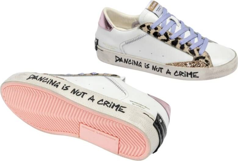 Crime London Distressed Sneakers