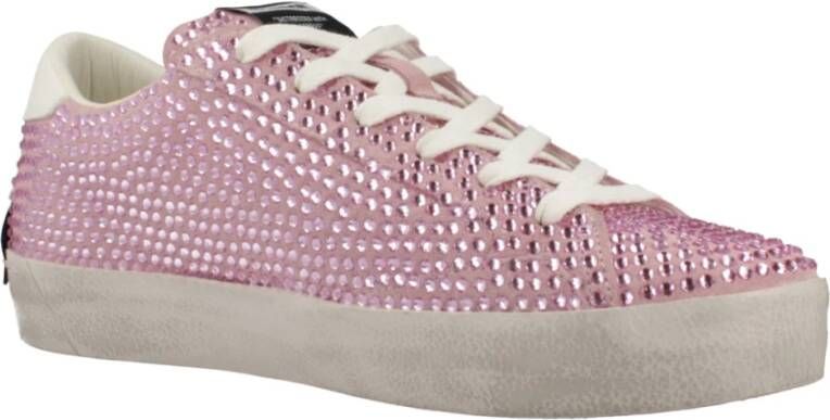 Crime London Distressed Sneakers voor Mannen Pink Dames