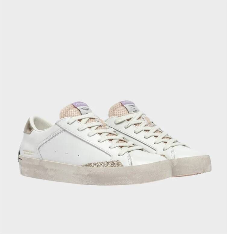 Crime London Distressed Star Studded Sneakers