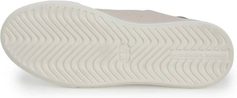 Crime London Elevate Leren Sneakers Lente Zomer Collectie Beige Dames