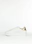 Crime London Lente Zomer Leren Sneakers Elevate Model White Dames - Thumbnail 10