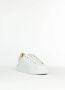 Crime London Lente Zomer Leren Sneakers Elevate Model White Dames - Thumbnail 13