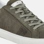 Crime London Grijze Micro-geperforeerde Sneakers Gray Heren - Thumbnail 2