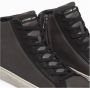 Crime London Hoge Grijze Leren Sneakers - Thumbnail 2