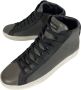 Crime London Essential High Heren Sneaker Donkergrijs Grijs Heren - Thumbnail 4