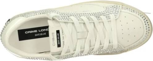 Crime London Lage Sneakers White Dames