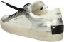 Crime London Glitter Sneakers met Contrasterende Hiel Gray Dames - Thumbnail 2