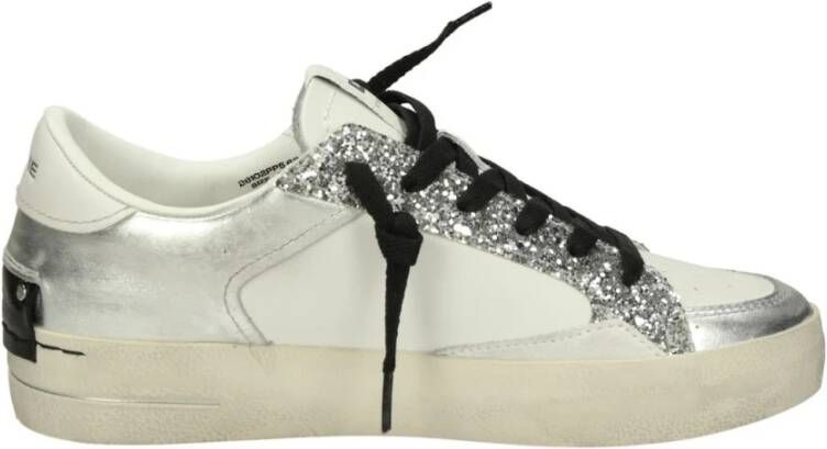 Crime London Lage Sneakers White Dames