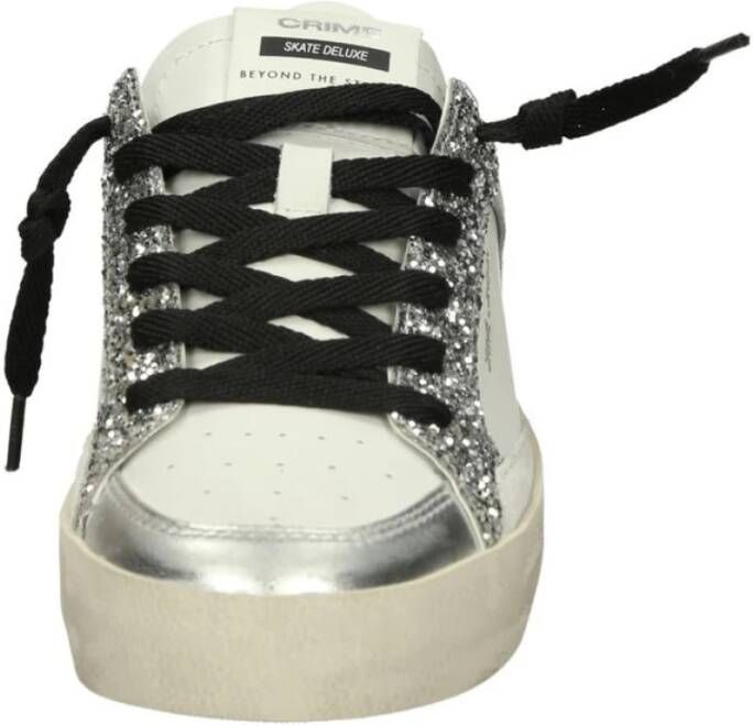 Crime London Lage Sneakers White Dames