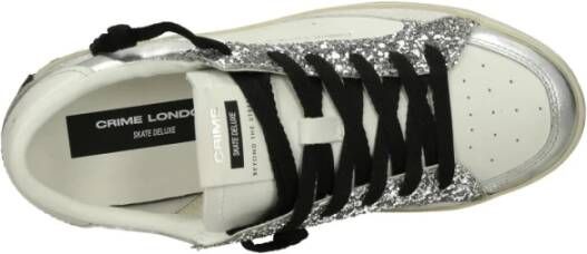 Crime London Lage Sneakers White Dames