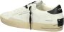Crime London Witte leren sportieve sneakers met rubberen zool White - Thumbnail 3