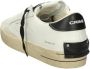 Crime London Witte leren sportieve sneakers met rubberen zool White - Thumbnail 4