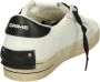 Crime London Witte leren sportieve sneakers met rubberen zool White - Thumbnail 6