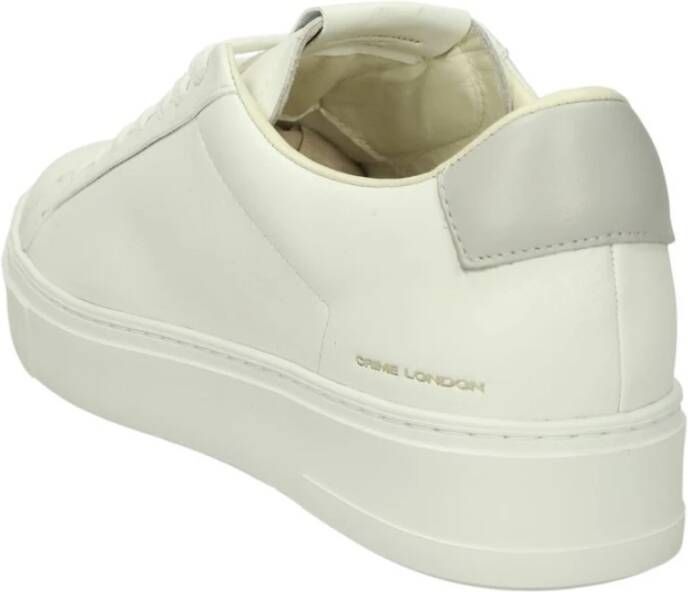 Crime London Lage Sneakers White Heren