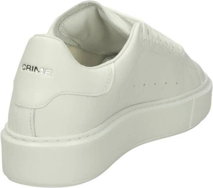 Crime London Lage Sneakers White Heren