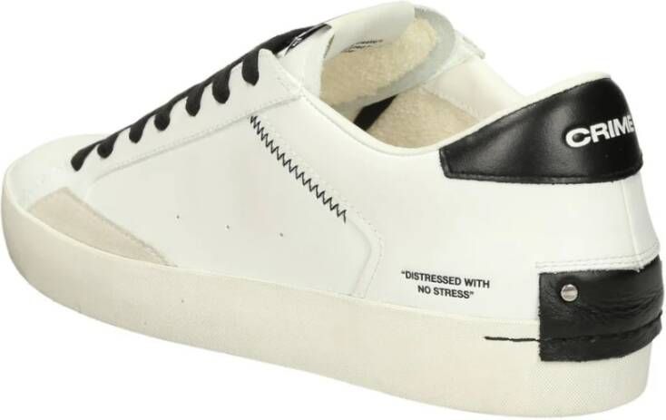 Crime London Lage Sneakers White Heren