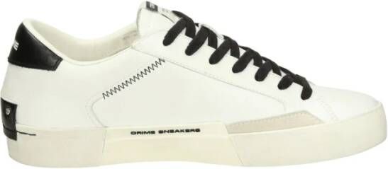 Crime London Lage Sneakers White Heren