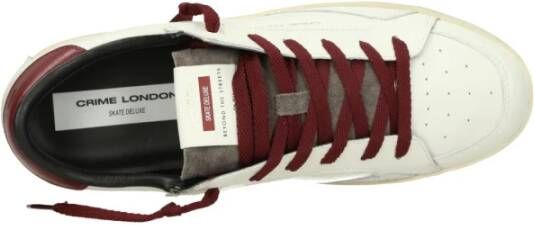 Crime London Lage Sneakers White Heren