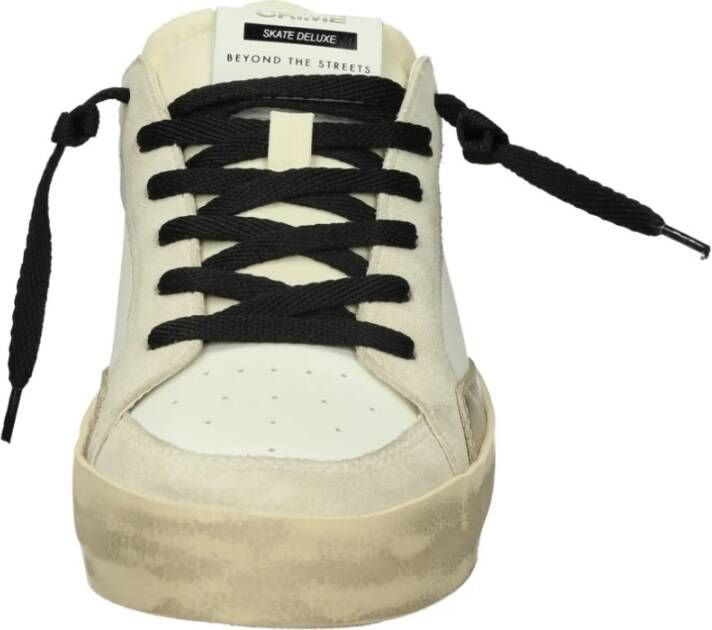 Crime London Lage Top Leren Sneakers