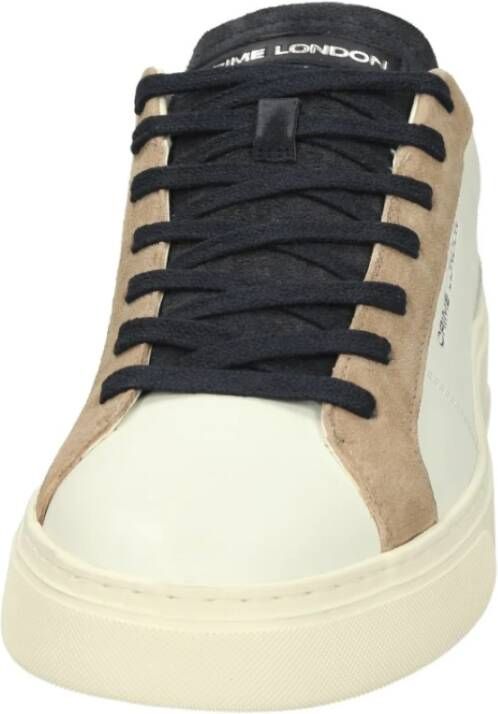 Crime London Lage Top Leren Sneakers