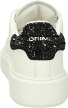 Crime London Lage Top Sneakers White Dames