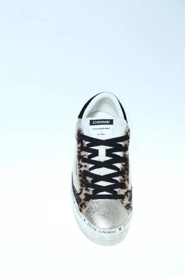 Crime London Leopard Glitter Sneaker