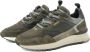 Crime London Bruine Sneakers met Zwarte Details Brown Heren - Thumbnail 8